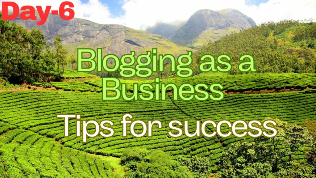 Blogging as a Business